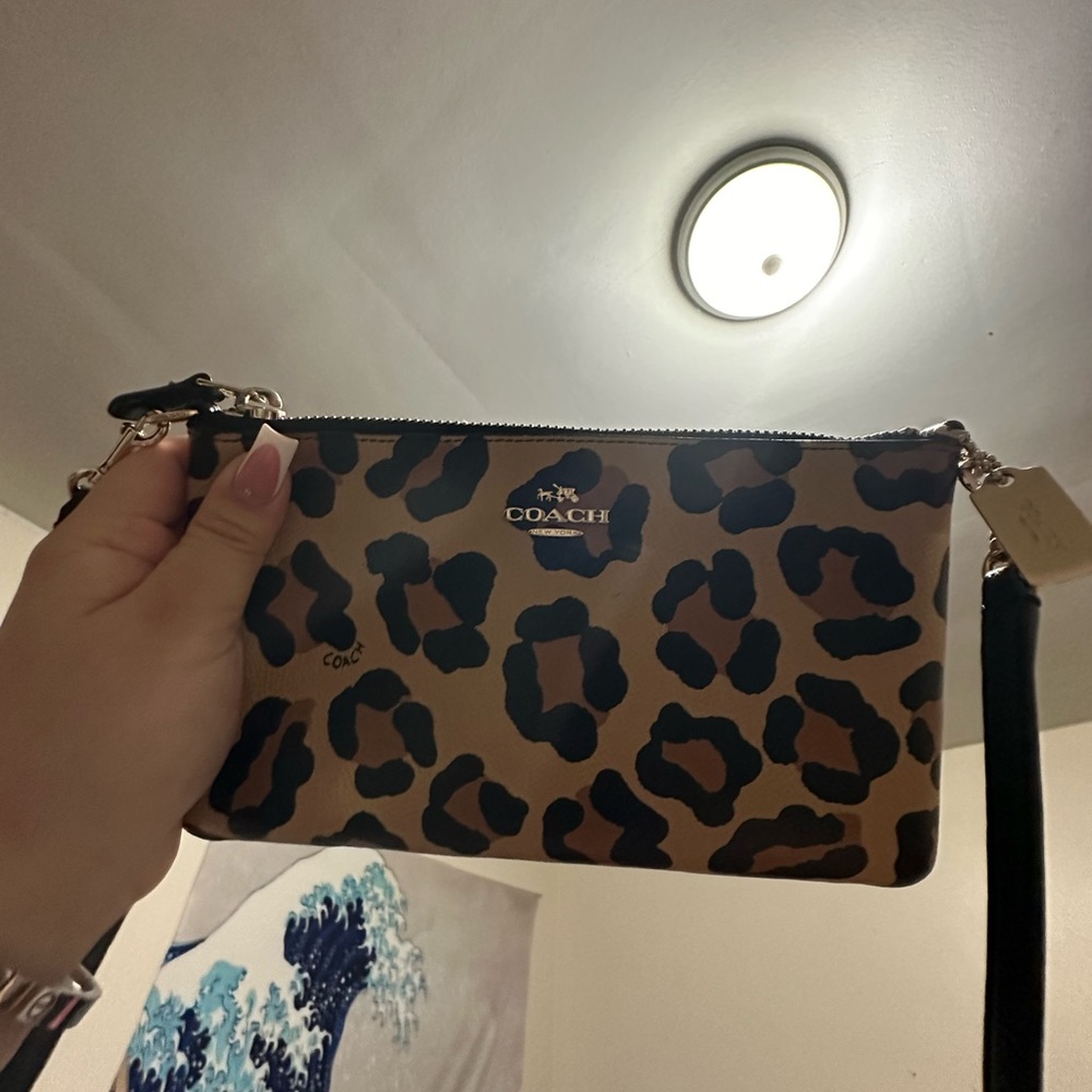 SOLD Coach Ocelot Herald Crossbody Bag